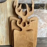 ست تخته سرو مربع دسته دار