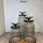 ست بانکه شیشه ای کله گوزنی