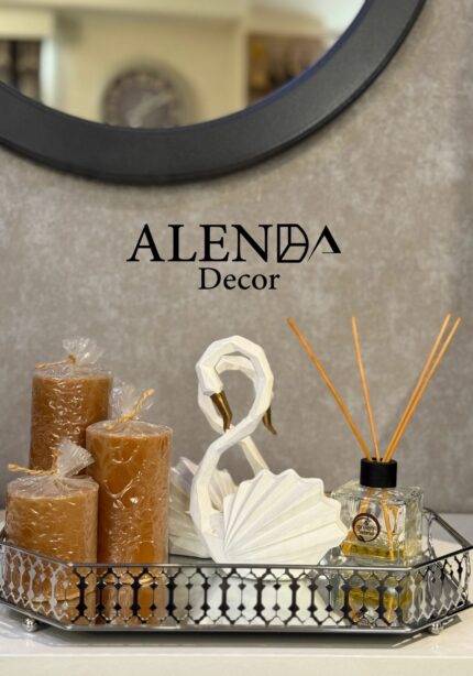 سینی آیینه ای شش ضلعی