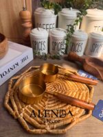 پیمانه طلایی دسته چوبی - Image 2