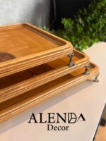 ست سینی سه سایز چوبی - Image 2