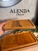 ست سینی سه سایز چوبی - Image 3