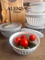 ست کاسه درب دار فریزری - Image 3