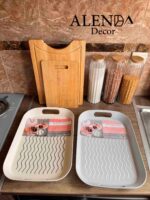 سینی دسته دار موج لیزنی - Image 2