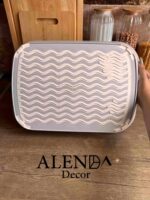 سینی دسته دار موج لیزنی - Image 5