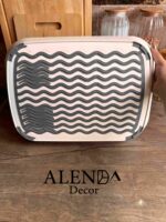 سینی دسته دار موج لیزنی - Image 7