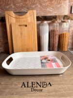 سینی دسته دار موج لیزنی - Image 8