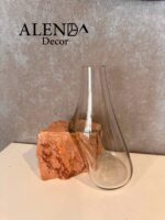 گلدان شیشه و سنگ - Image 2