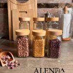 بانکه شیشه ای حبوبات