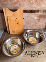 ست 5 تیکه کاسه (لگن) استیل یونیک - Image 4