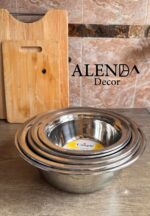 ست 5 تیکه کاسه (لگن) استیل یونیک - Image 3