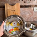 ست 5 تیکه کاسه (لگن) استیل یونیک