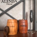 بانکه قهوه طرح بشکه