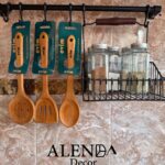 کف گیر و ملاقه چوبی