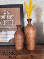 گلدان چوبی دکوری - Image 2