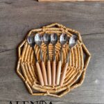 قاشق دسته چوبی