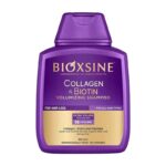 شامپو مو ضدریزش بیوکسین Bioxcin حاوی بیوتین و کلاژن بنفش