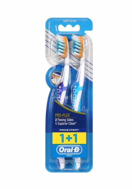 مسواک اورال بی Oral B مدل PRO-FLEX بسته 2 عددی