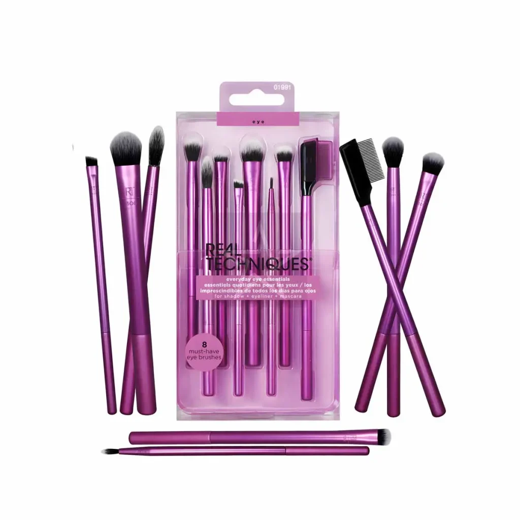 Real-Techniques-Everyday-Essential-Eye-Brush-Set-1024x1024 ست براش ریل تکنیک REAL TECHNIQUES مدل everyday بدون پد 8 عددی