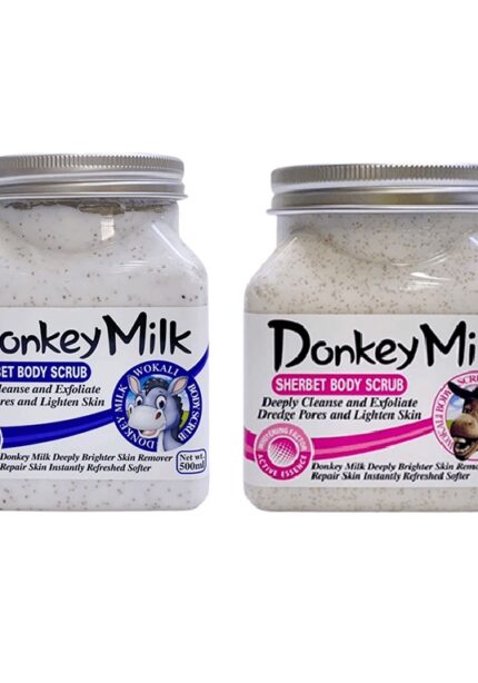 اسکراب بدن لایه بردار وکالی مدل شیر الاغ حجم 350میل