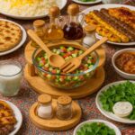 سالاد خوری 8 پارچه