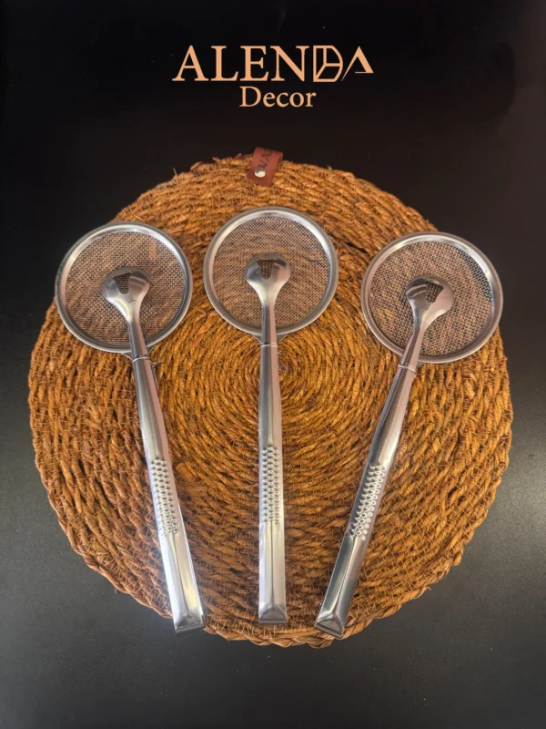 انبر روغن گیر استیل توری دار