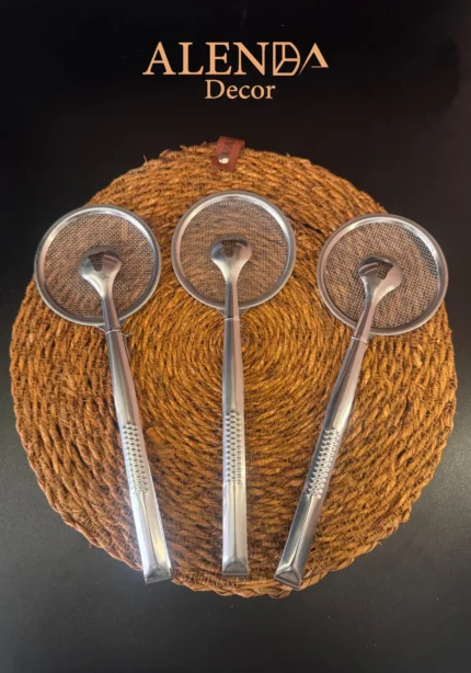 انبر روغن گیر استیل توری دار