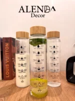 بطری پیرکس درب بامبو