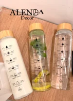 بطری پیرکس درب بامبو - تصویر 2