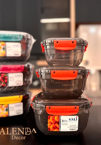 سرویس ظرف فریزری سیف لاک دودی